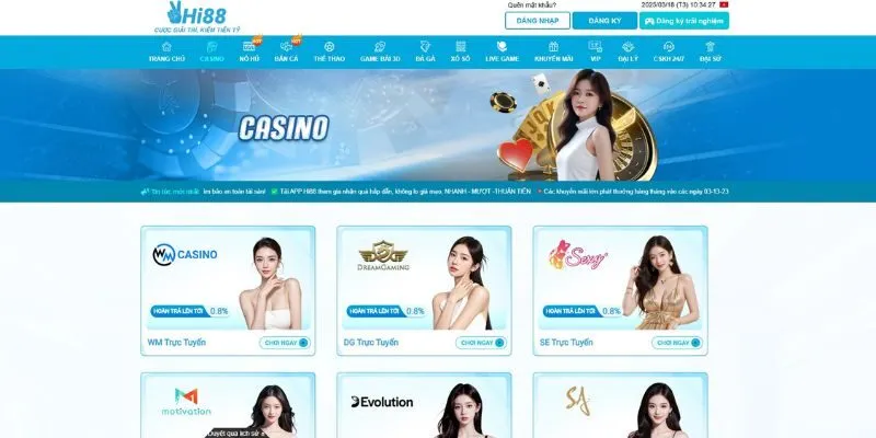 Hi88 - Nhà Cái Thống Trị Thị Trường Giải Trí Đổi Thưởng 32 Tham gia casino trực tuyến với dàn dealer nóng bỏng